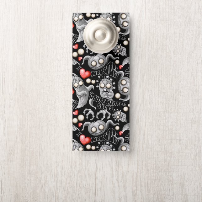 私はモンスターが人々の最低原因 ドアノブサイン (ノブ)