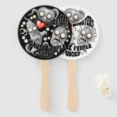 私はモンスターが人々の最低原因 ハンドファン (正面&裏面)