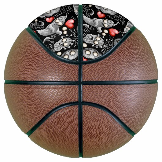 私はモンスターが人々の最低原因 バスケットボール (右)