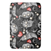 私はモンスターが人々の最低原因 バスマット (正面縦)