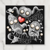 私はモンスターが人々の最低原因 フェイバータグ (正面)