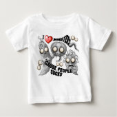 私はモンスターが人々の最低原因 ベビーTシャツ (正面)