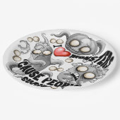 私はモンスターが人々の最低原因 ペーパープレート (アングル)