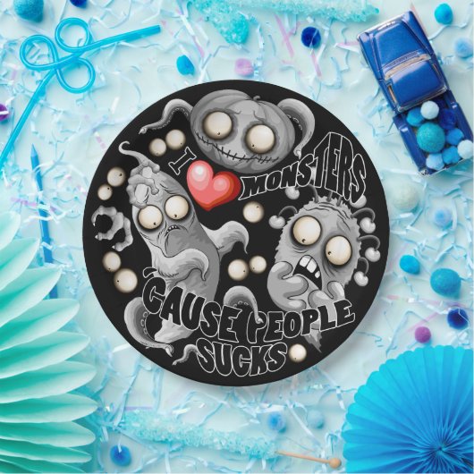 私はモンスターが人々の最低原因 ペーパープレート (パーティー)