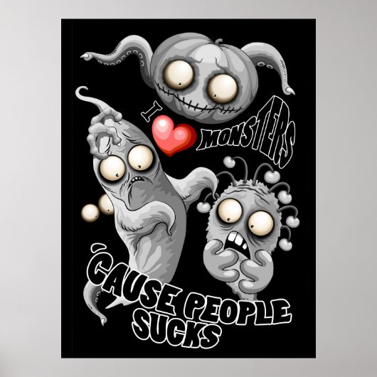 私はモンスターが人々の最低原因 ポスター (正面)