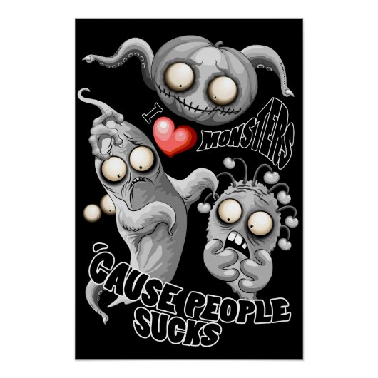 私はモンスターが人々の最低原因 ポスター (正面)