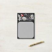 私はモンスターが人々の最低原因 ポストイット (デスク上)