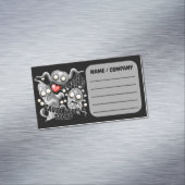 私はモンスターが人々の最低原因 マグネット名刺 (インサイチュ)