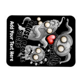 私はモンスターが人々の最低原因 マグネット (横)