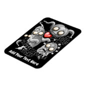 私はモンスターが人々の最低原因 マグネット (左側)