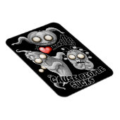 私はモンスターが人々の最低原因 マグネット (右側)