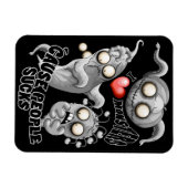 私はモンスターが人々の最低原因 マグネット (横)