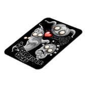 私はモンスターが人々の最低原因 マグネット (左側)