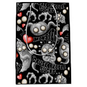 私はモンスターが人々の最低原因 ミディアムペーパーバッグ (正面)