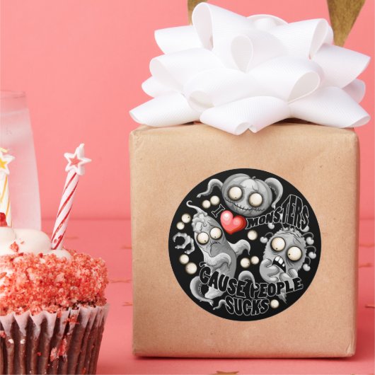 私はモンスターが人々の最低原因 ラウンドシール (パーティー)