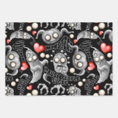 私はモンスターが人々の最低原因 ラッピングペーパーシート (正面3)