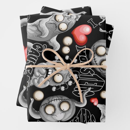 私はモンスターが人々の最低原因 ラッピングペーパーシート (インサイチュ)