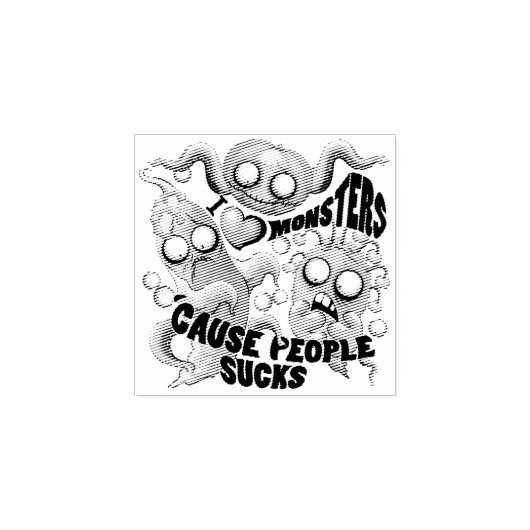 私はモンスターが人々の最低原因 ラバースタンプ (インプリント)