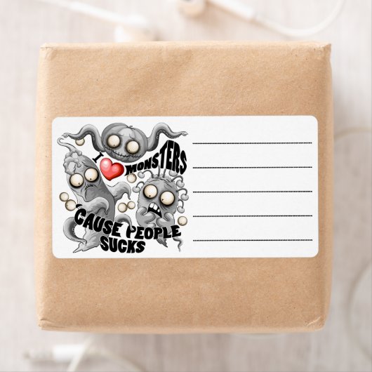 私はモンスターが人々の最低原因 ラベル (インサイチュ)