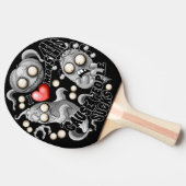 私はモンスターが人々の最低原因 卓球ラケット (横)