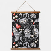 私はモンスターが人々の最低原因 吊り下げ型タペストリー (正面)