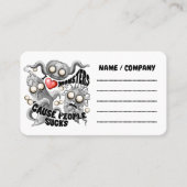 私はモンスターが人々の最低原因 名刺 (正面)