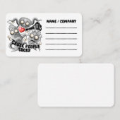 私はモンスターが人々の最低原因 名刺 (正面/裏面)