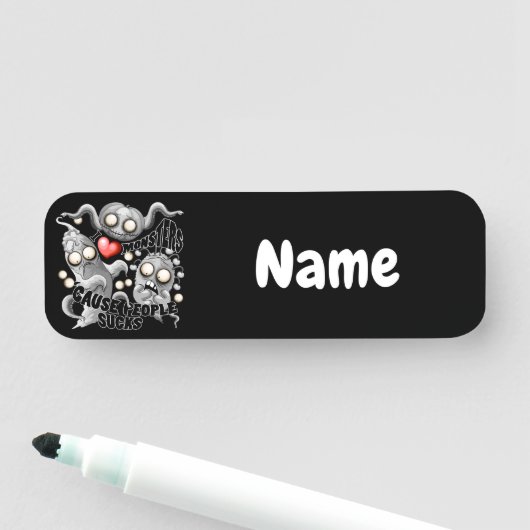 私はモンスターが人々の最低原因 名札 (インサイチュ)