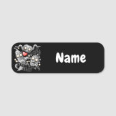 私はモンスターが人々の最低原因 名札 (正面)