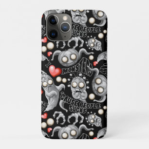 私はモンスターが人々の最低原因 iPhone 11 PROケース