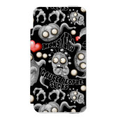 私はモンスターが人々の最低原因 INCIPIO iPhoneウォレットケース (フォリオ 正面)