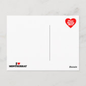 私はモンセラトを愛している ポストカード (裏面)