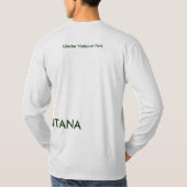 私はモンタナにむしろいます Tシャツ (裏面)