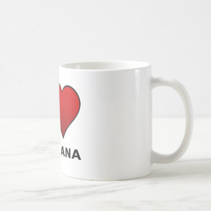 私はモンタナを愛します コーヒーマグカップ