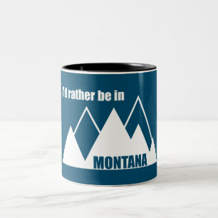 私はモンタナ山にいたい ツートーンマグカップ