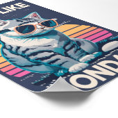 私はモンデイズ猫のポスターが好きではない ポスター (角)