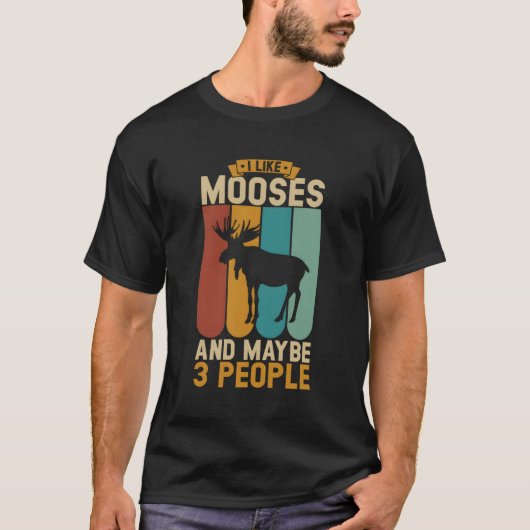 私はモーセと多分3人が好きだ Tシャツ (正面)