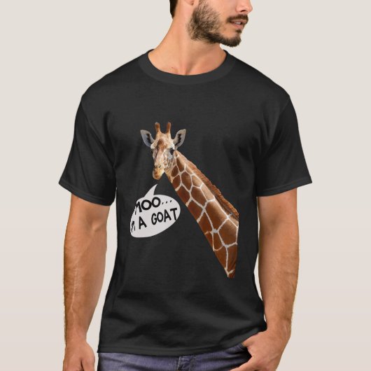 私はモーヤギのキリンの男性の女性の子供はGiを愛している Tシャツ (正面)
