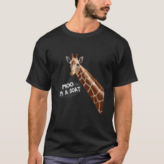 私はモーヤギのキリンの男性の女性の子供はGiを愛している Tシャツ (正面)