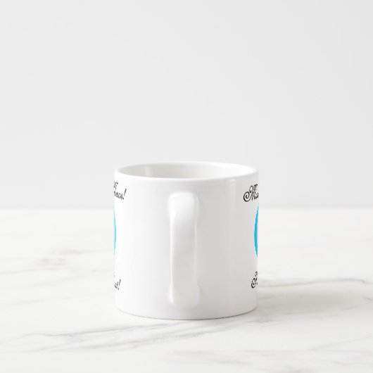 私はモー叔母Tシャツとギフトだ エスプレッソカップ (裏面)