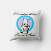 私はモー叔母Tシャツとギフトだ クッション (裏面)