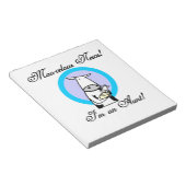 私はモー叔母Tシャツとギフトだ ノートパッド (アングル)