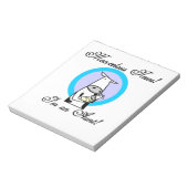 私はモー叔母Tシャツとギフトだ ノートパッド (回転)