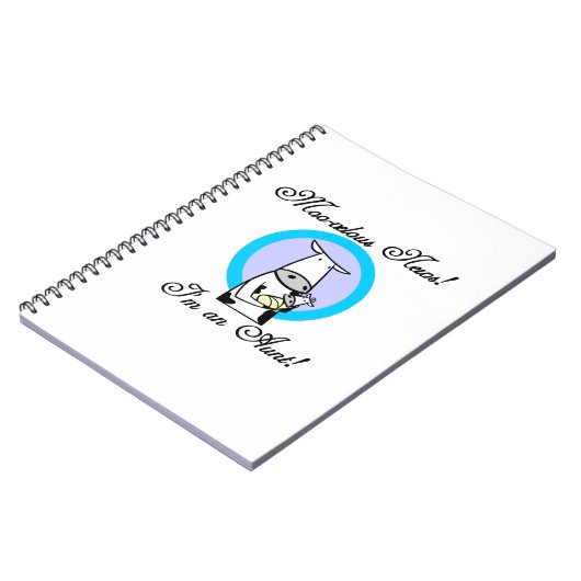 私はモー叔母Tシャツとギフトだ ノートブック (左側)