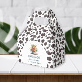 私はモー2牛プリントファームガールの女の子2nd誕生日 フェイバーボックス