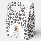 私はモー2牛プリントファームガールの女の子2nd誕生日 フェイバーボックス (オープン)