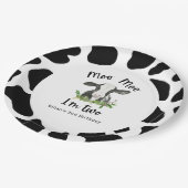 私はモー2牛2歳の誕生日パーティー ペーパープレート (アングル)