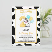 私はモー2牛2歳の誕生日パーティー 招待状 (スタンド正面)