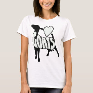私はヤギのロゴアイコンを愛します Tシャツ