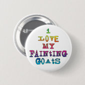 私はヤギを気絶するのが大好き 缶バッジ (正面&裏面)